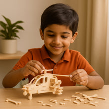 Wooden Helicopter Puzzle Kit