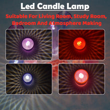 Big Simple Candles for Home Decoration, Crystal Candle Lights, Diwali (Multicolor)