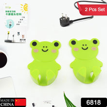 Plastic Adhesive Cable & Socket Holder – 2-Piece Set for Office, Home & Restaurant