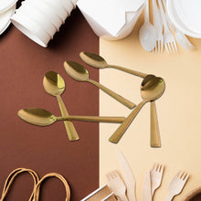 Premium Luxurious Stainless Steel Coated Spoons (6 Pcs Set / Golden)