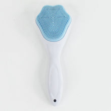 Silicone Face Scrubber Exfoliating Brush, Manual Handheld Facial Cleansing Brush (1 Pc)