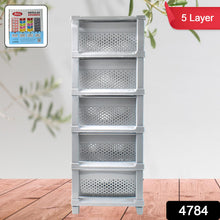 Multi-Purpose Anti-Slip 5 Layer Modular Drawer Storage System