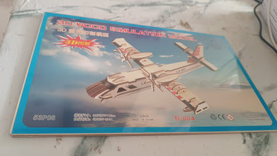 3D Wooden Aircraft Puzzle DIY Assembly Kit (Mix Design – 1 Set)