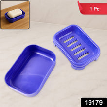 Blue Rectangular Soap Case
