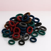 Small Hairbands Bands for Hair Rubber Bands (Pack of 50 / Multicolour), Hair accessories